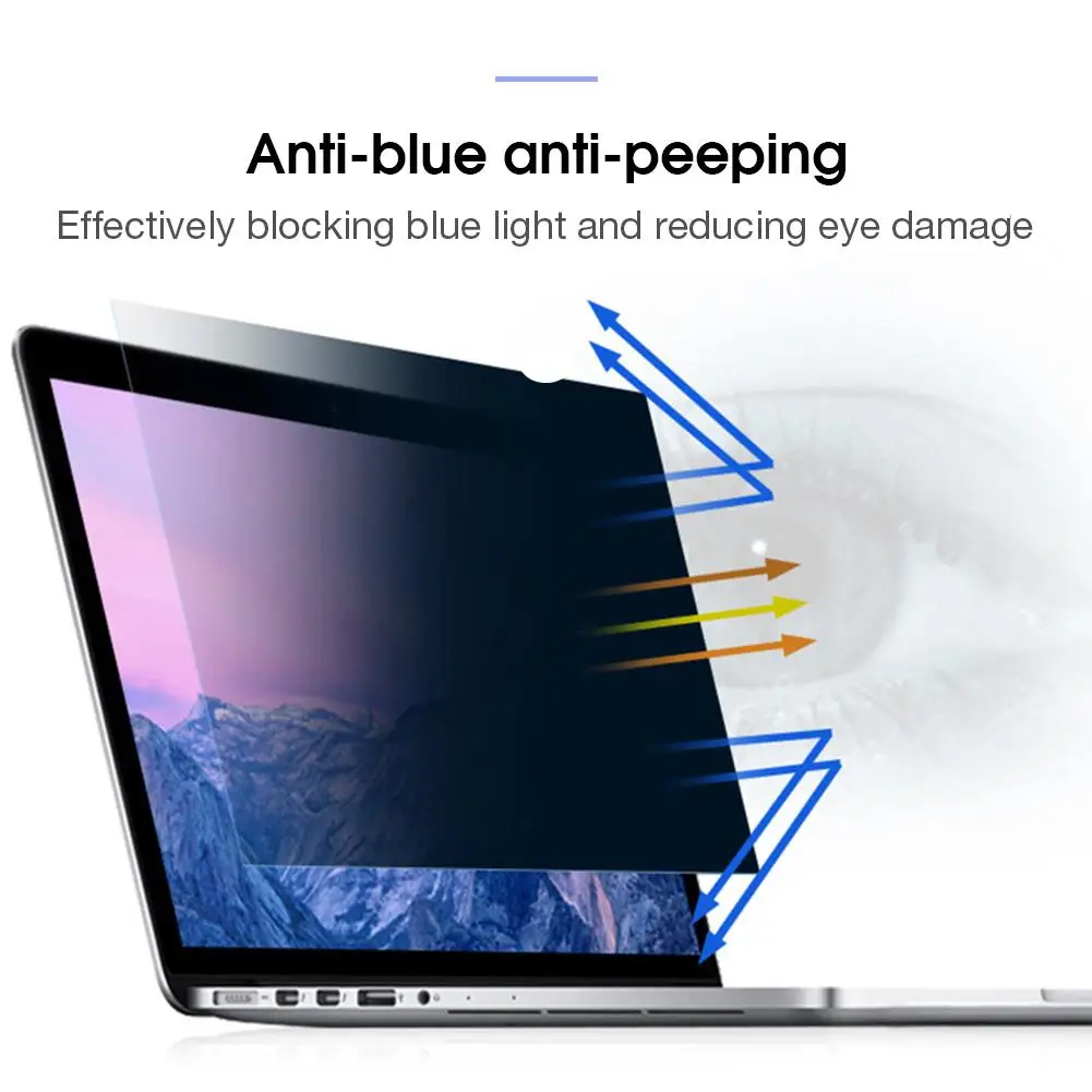 12.5-15.6-inch Desktop Computer Monitor Universal Privacy Filter Anti-Blue Film Screen Protector 30 Degree Anti-Peek