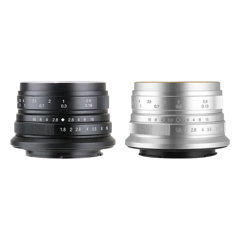 7artisans 25 мм F1.8 ручной объектив для камеры Canon EOS M A7 A7II A7R Sony E Mount Fuji FX Macro MFT/ M4/3