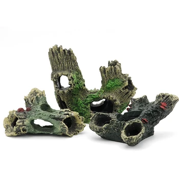 

Shrimp Hideout House Breeding House Simulation Tree Root Aquarium Landscape Resin Crafts Fish Tank Decorations Shrimp Shelter