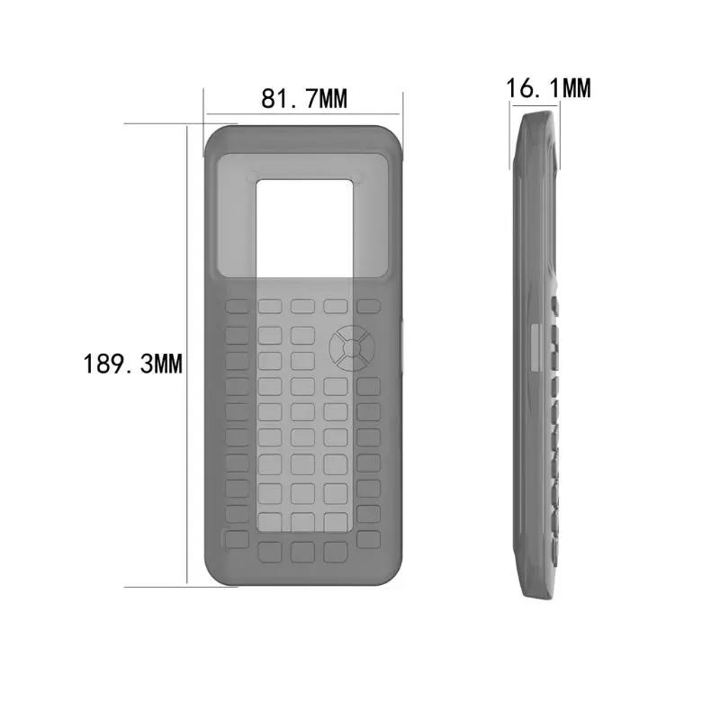 Силиконовый защитный чехол для Texas Instruments TI-84 Plus CE Calculator