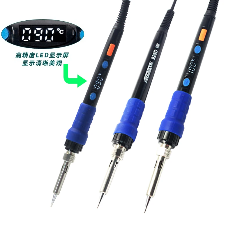 

BRNEACI 928D Digital Display Thermostatic Electric Soldering Iron Internal Heat 60W Adjustable Temperature Welding Pen