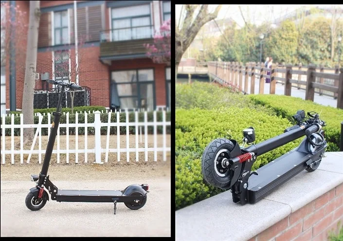 Складной электрический скутер для взрослых, коммутирующий 40 км/ч 500 Вт мотор