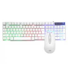 Sunrose T20, 104 клавиш, защита от брызг, Usb Проводная клавиатура и мышь, набор для домашнего офиса, компьютерная игровая клавиатура и мышь, комбо для игр