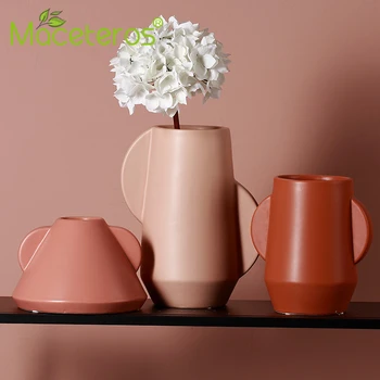 

Modern Creative Art With Ear Ceramic Flower Pot Simple Flower Arrangement Vase Green Plant Planter Gardening Decoration Supplies