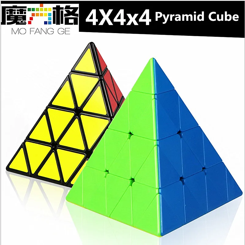 

Qiyi 4x4x4 Pyramid Speed Cube QIYI Pyramid 4x4 Puzzle Magic cubo 4x4 Puzzle Pyramid cube Children Education Toys