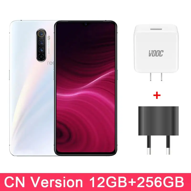 Realme X2 Pro X 2 6GB 64GB 6,5 ''мобильный телефон Snapdragon 855 Plus Octa Core 64MP Quad camera телефон nfc VOOC 50W быстрое зарядное устройство - Цвет: CN 12GB 256GB White