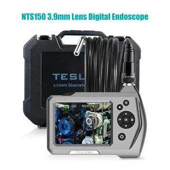 

NTS150 3.5" LCD Monitor 3.9mm Digital Industrial Endoscope Inspection Camera 720P HD 1.0MP Snake Borescope Zoom Rotate 6 LEDS