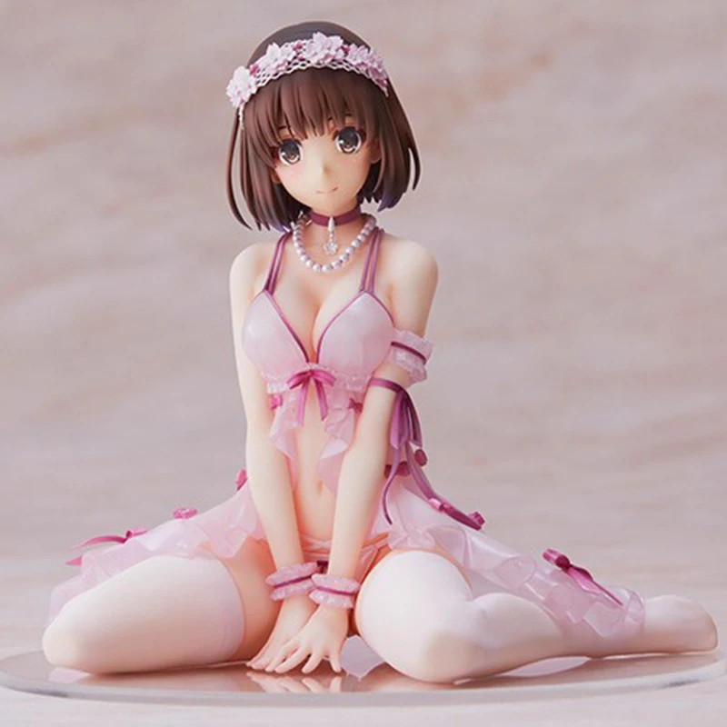 Saenai героиней No Sodatekata Katou Megumi фигурку 16 см с рисунком из аниме сидя фигурки PVC
