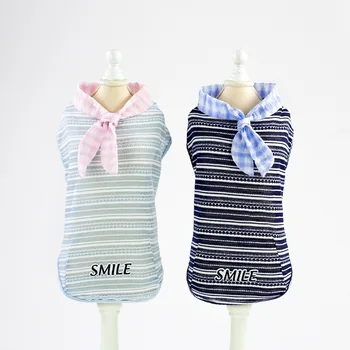 

Spring and Summer Leisure Style Pet Dog Clothing Comfortable Breathable and Fashion Cute Small Letter T Shirt Small Dog Clothing
