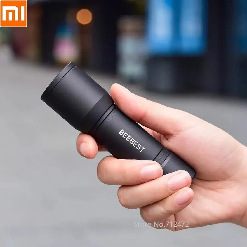 BEEBEST 130m Lightweight Rechargeable Flashlight Waterproof SOS Portable Mini Torch Outdoor Camping | Электроника