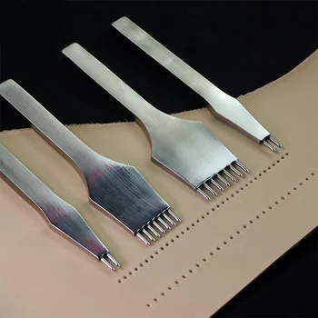 

High Quality DIY Arts Crafts Sewing Tool Round Leather Stitching Cutting Handmade Work Punch for Belt Metal Puncher Making Holes