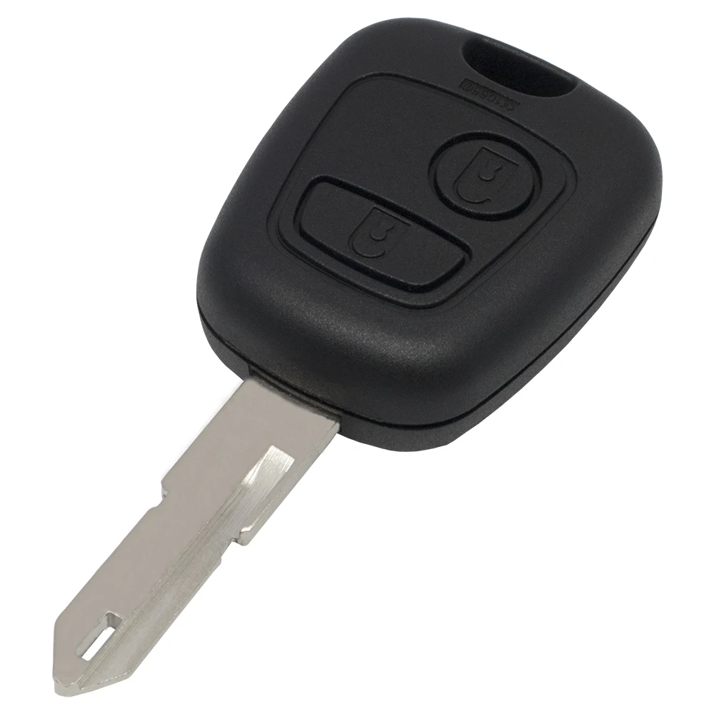 WhatsKey 2 кнопки Автомобильный Дистанционный ключ подходит для peugeot 206 Partner 433Mhz ID46 pcf7961транспондер чип пульт дистанционного управления ключ NE73 лезвие