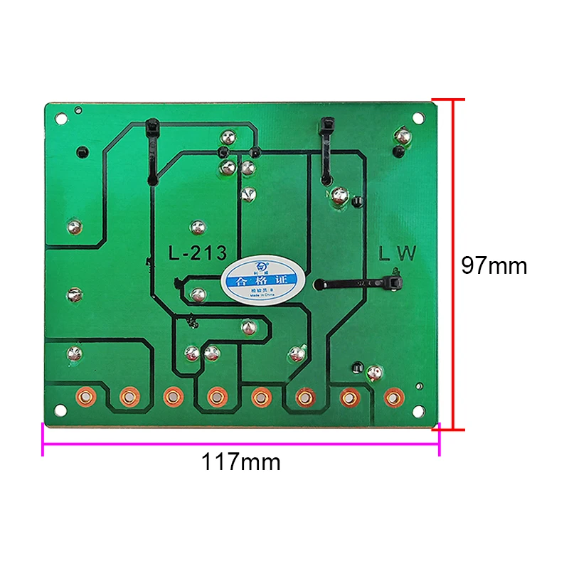 Placa de Áudio de Vias 260w Pinça e Filtro de Alto-falante Profissional Divisor de Frequência de Baixo 900hz 5000hz - Image 2
