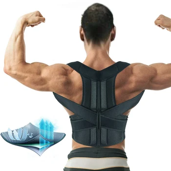 

Posture Corrector for Men and Women Back Posture Brace Clavicle Support Stop Slouching and Hunching Adjustable Back Trainer
