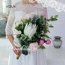 Букет невесты в западном стиле, свадебный букет, корейский Свадебный букет невесты, искусственный цветок, Свадебный декор, SPH053