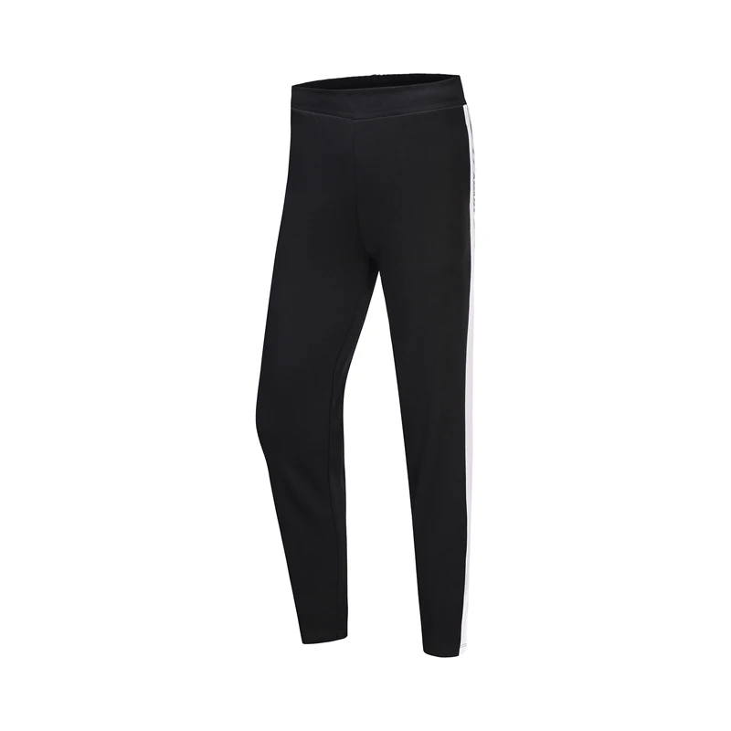 Li-Ning, женские трендовые спортивные штаны, 64% полиэстер, 36% хлопок, обычная посадка, на шнуровке, с подкладкой, спортивные брюки AKLP536 WKY261 - Цвет: AKLP536-1H
