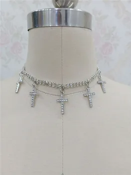 

Punk Letter Pendant Unisex Choker Necklace Harajuku Hip Hop Fashion Necklace Accessry Streetwear CL212