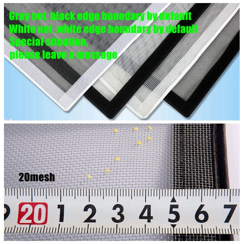 US $101.53 Custom size 8pcs 80x140cm Gray Household Window Screening Curtain Door