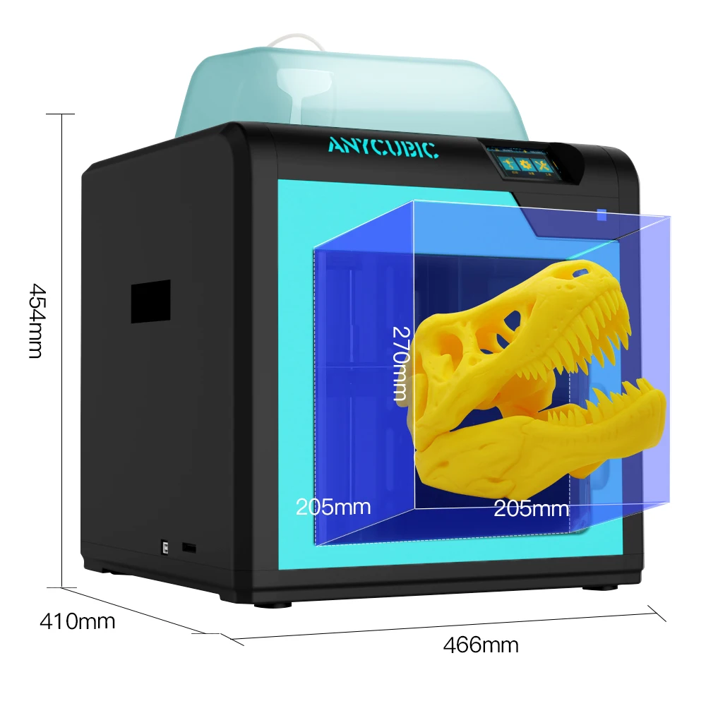 ANYCUBIC 4Max Pro 3d принтер закрытый печатное пространство 3d принтер комплект большой объем сборки ultracase Нити Экструдер FDM 3D-принтер