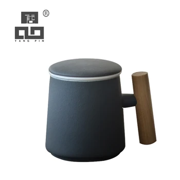 

TANGPIN ceramic tea mugs with filters ceramic coffee cup teacup drinkware 350ml