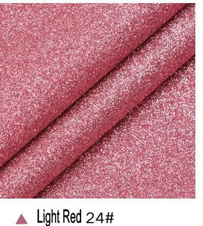 100x130cm Glitter Leather Synthetic Rainbow Reflective Fabric For Wedding Decroation Metallic Gold Artificial Leather Cloth - Цвет: 24