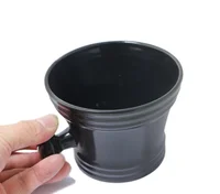 1pc broda mydelniczka czysty pędzel do golenia miska mężczyzn mydło do golenia puchar narzędzia fryzjerskie 4