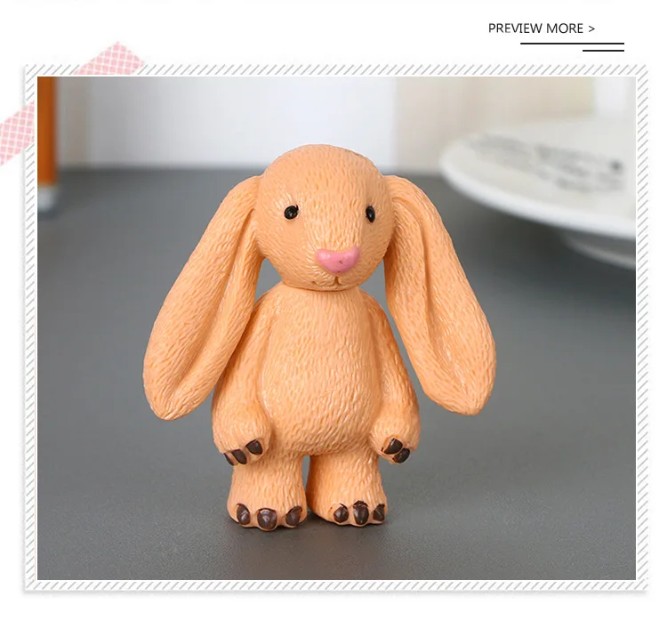 Стиль милый Lop Sub-Doll Bugs кролик игрушка кролик с большими ушами украшения торта