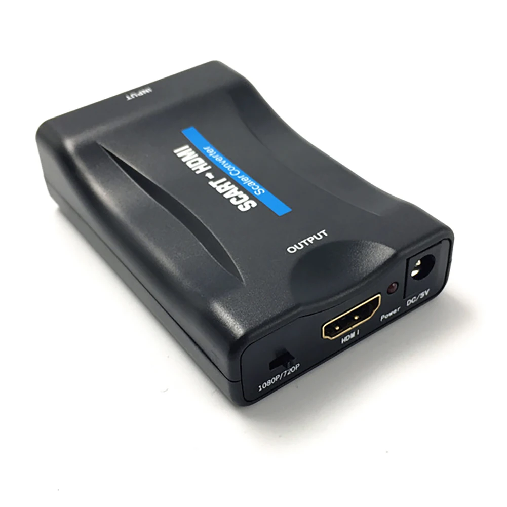  1080P Scart Al Convertitore di HDMI Audio Video Adattatore HDMI a SCART Per HDTV Per Smartphone HD 