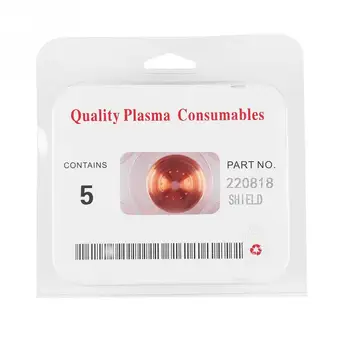 

5pcs Plasma Shield Cup Cap for MAX6585105 Cutting Torch Consumables 220818 Plasma Cutting Shield Tool