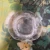 High-end Liuli glass crystal cup Christmas gift decoration teacup Kung Fu tea teacup saucer set wine glass