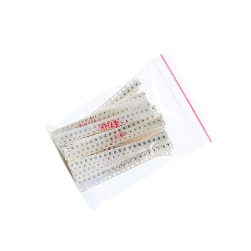 0402 0603 0805 SMD Chip Ceramic Capacitor Assorted Kit 50 Values*50Pcs 1PF-10UF Samples Kit Electronic Diy SET 2500PCS/LOT