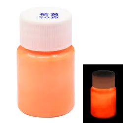 20 г Оранжевый светится в темноте флуоресцентная краска для вечерние украшения ногтей художественные принадлежности фосфорный пигмент