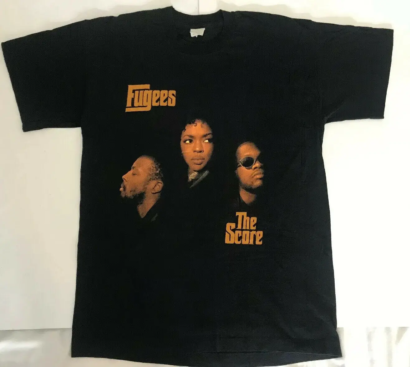 Коллекция 1997 года Винтажная футболка с надписью Rap Fugees европейское турне редкие