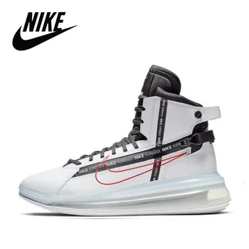 

Nike-zapatillas Nike Air Max 720 Saturn para hombre, originales, blancas, negras, Rojas, para correr, Air Max 720, BV7786-001