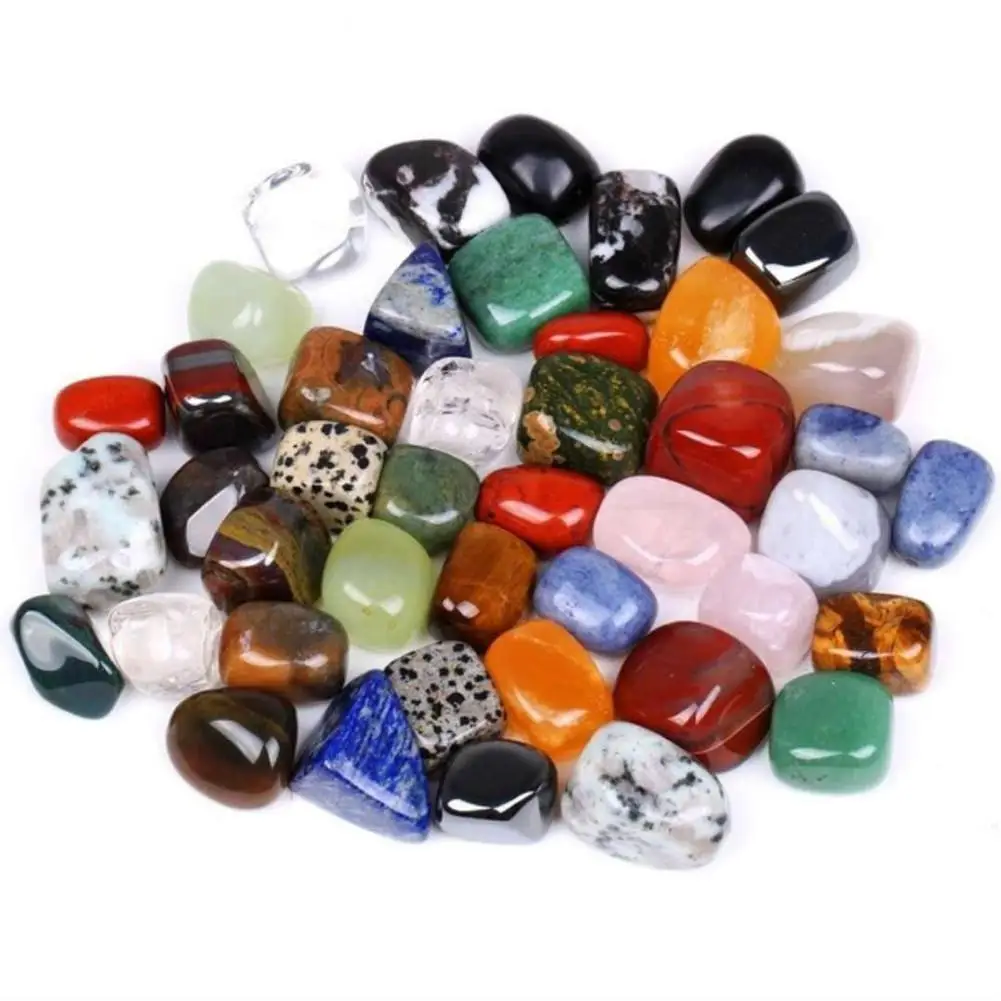 

100g/bag Raw Gemstone Chips Artware Colorful Gem Home Decoration Irregular Shape Mixed Landscaping Rock Crystal Stones 1-2.5cm