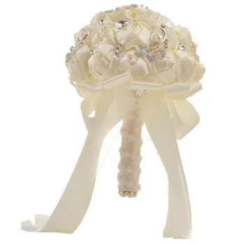 

Bride Holding Flowers,Romantic Wedding Colorful Bride'S Bouquet,Fake Wedding Bouquet