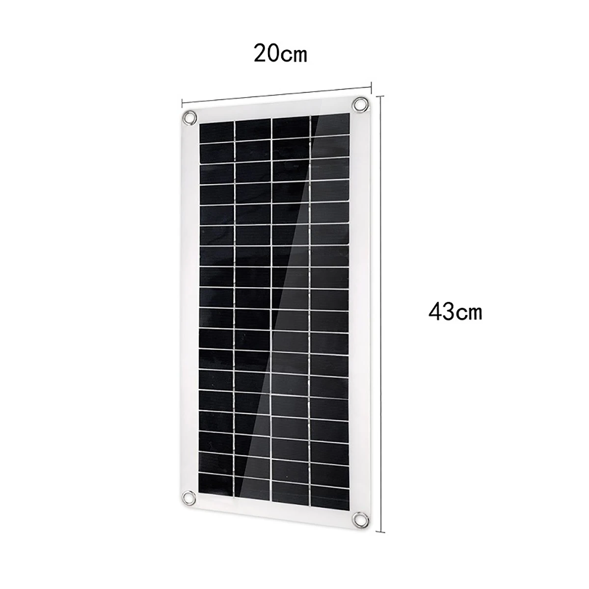 500W Panel Solar Solar Panel Dual 18V USB With 100A Controller Solar Cells Poly Solar Charger for Car Yacht RV Battery Charger
