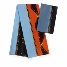 Модальные эластичные атласная шёлковая ткань Африканская мягкая восковая ткань с принтом 2 ярда шифон 4 ярда audel modell имитация Анкары ткань 101007