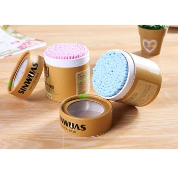 

3 Boxes of Spiral Cotton Swabs Double-head Cotton Sticks Colored Makeup Swab Cosmetic Supplies for Women Girls