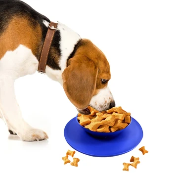 

Pet Silica Gel Bowl Dog Cat Collapsible Silicone Dow Bowl Candy Color Outdoor Travel Portable Puppy Food Container Feeder Dish