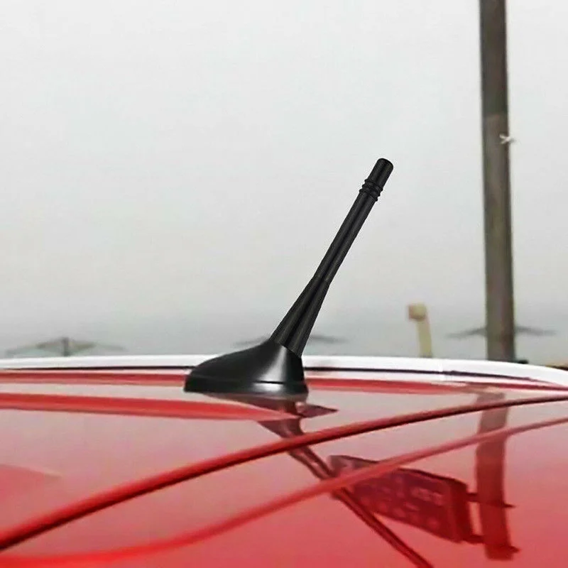 Tanio 8cm uniwersalna antena samochodowa ze stopu aluminium krótki Stubby