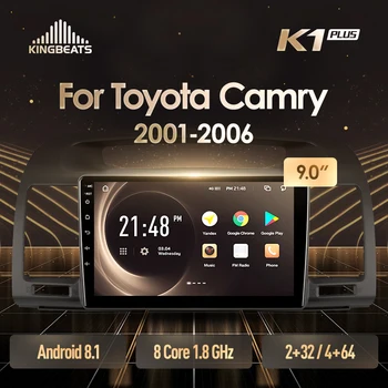 

KingBeats Android 8.1 head unit 4G in Dash Car Radio Multimedia Video Player Navigation GPS For Toyota Camry 5 2001 2006
