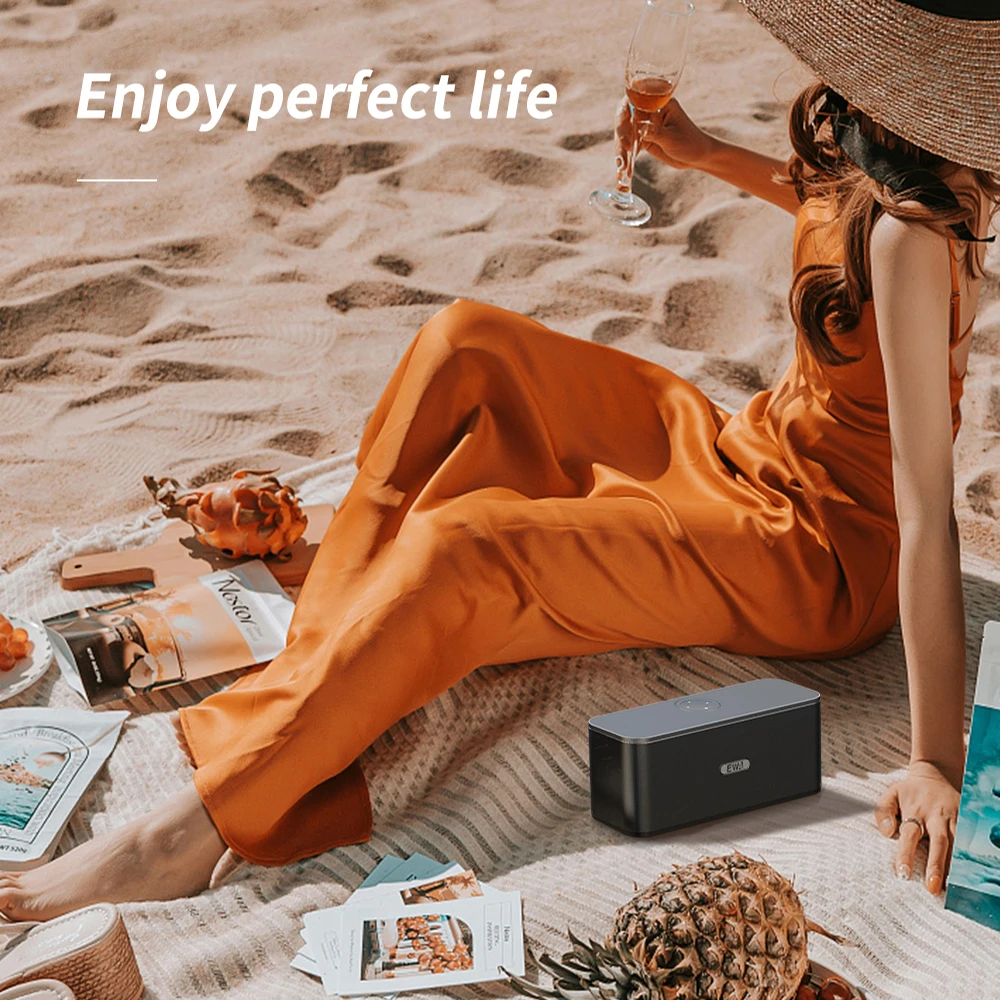 US $18.52 - 37.87 EWA W300 TWS Bluetooth Speakers Double Drivers 4000mAh Battery Loud Stereo Sound Wireless Portable Speaker For Outdoor Party