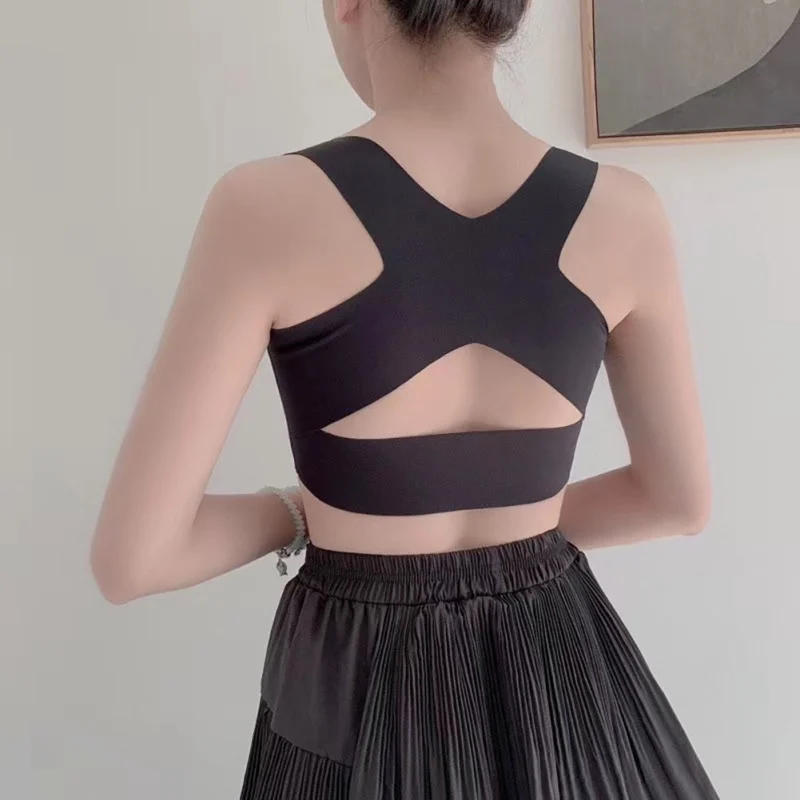 Seamless Front Buckle Support Bra