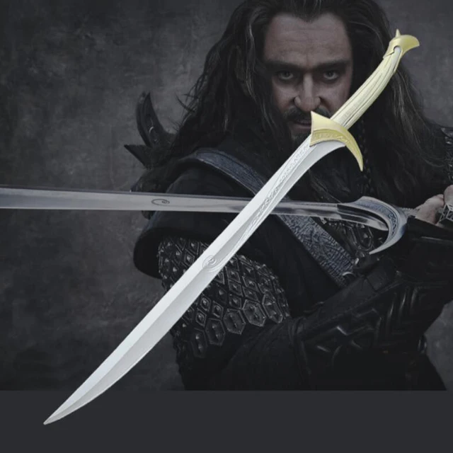 99cm The Elves Sword COS Sword Beast Bite Simulation Weapon Children's toy Party Decoration Show Magic Ring 1:1 Props 4