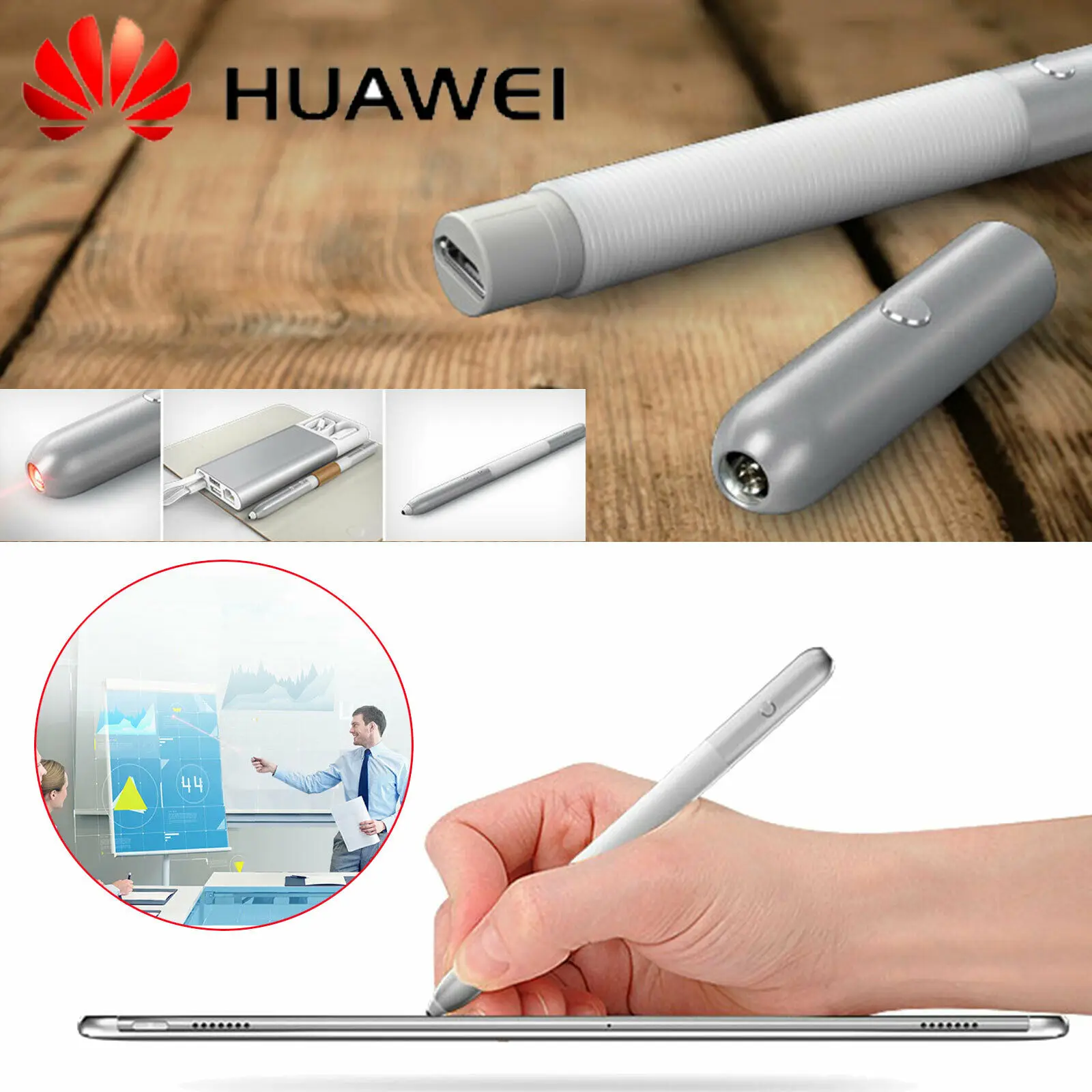 Новинка, оригинальная Серебристая сенсорная ручка для HUAWEI MateBook, сенсорная ручка для HUAWEI MateBook, сенсорная ручка для HUAWEI MateBook