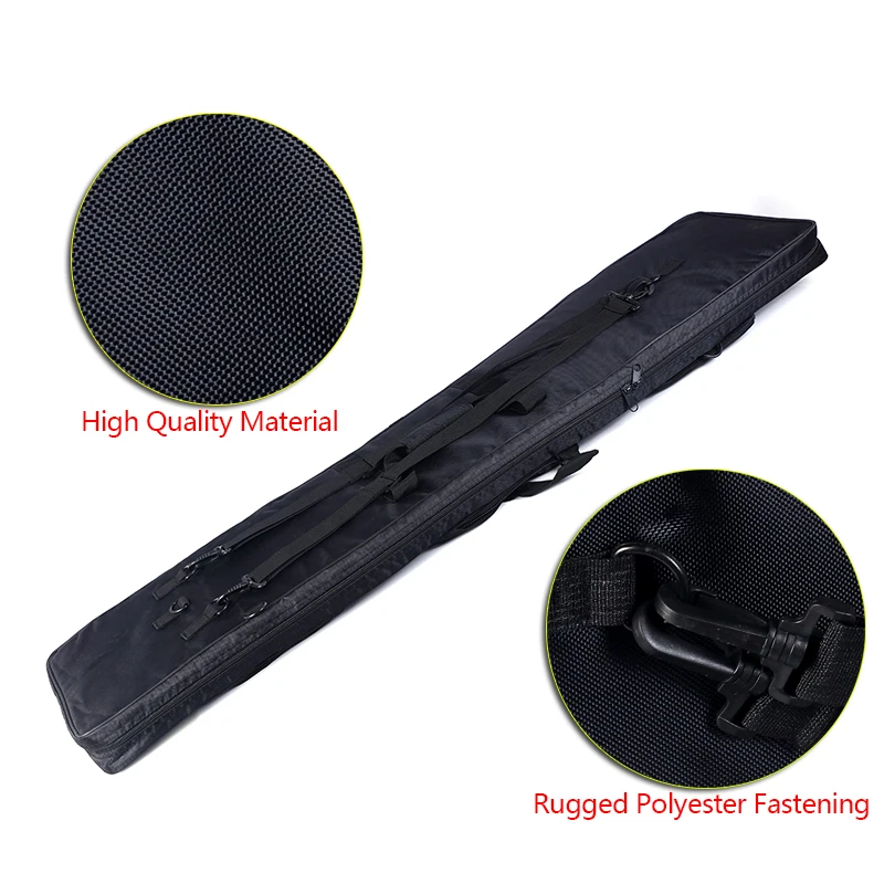 ohhunt 120cm 47 inch Shot~Gun Carrying Tactical Hunting Rifle Bags Polyester Construction Air Gun Protection Case Holsters Black (2)