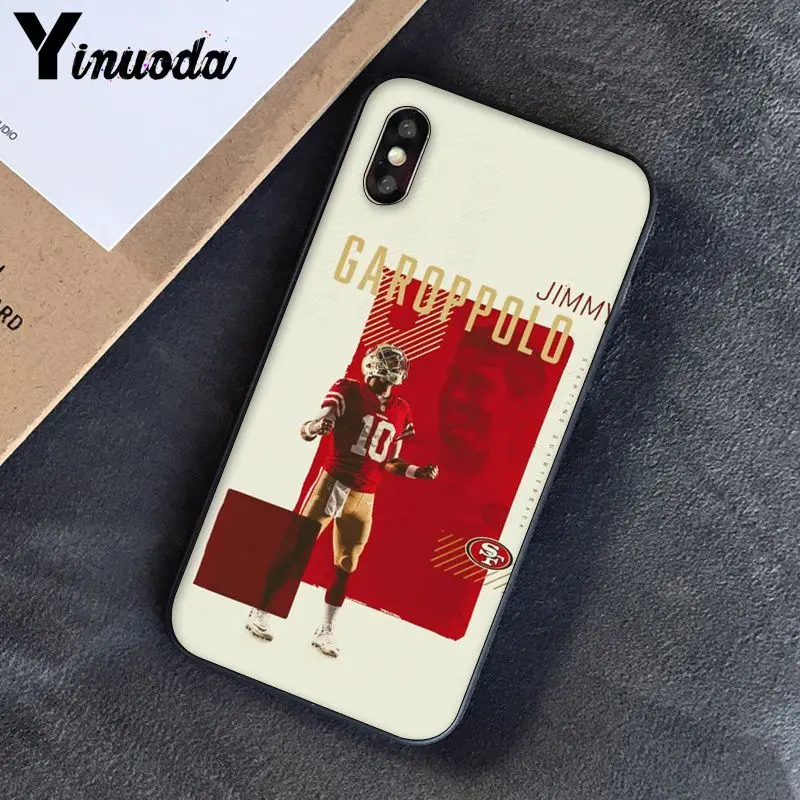 Yinuoda San Francisco 49ers DIY роскошный высококачественный защитный чехол для iPhone 8 7 6 6S Plus 5 5S SE XR X XS MAX Coque 11 11pro max