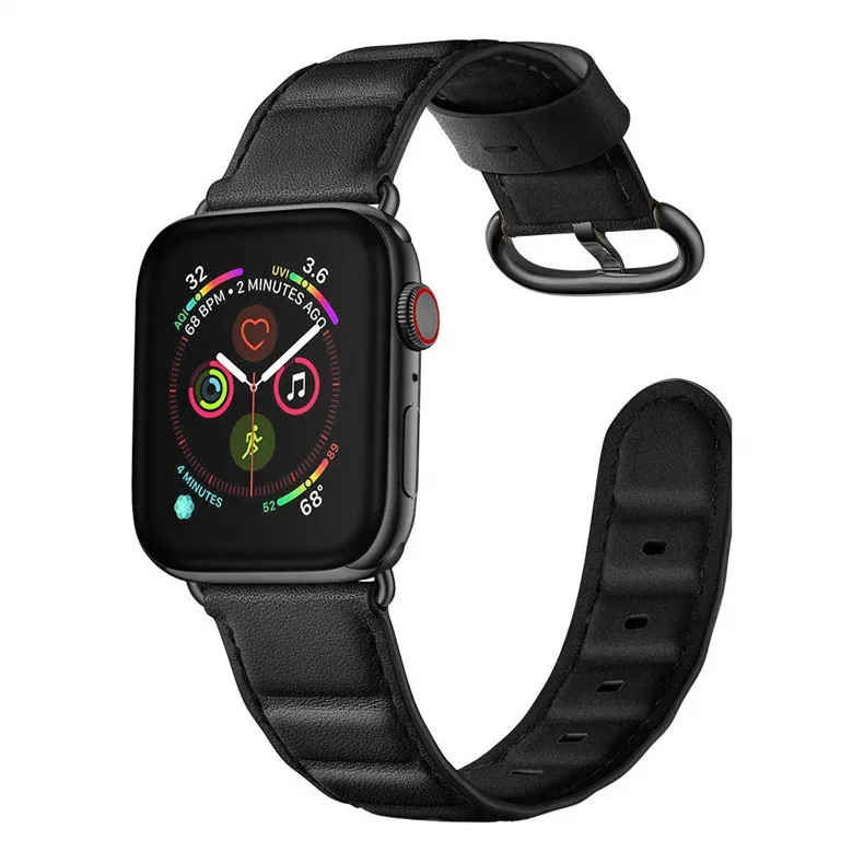 Ремешок из натуральной кожи для apple watch 42 мм 38 мм 44 мм 40 мм iwatch series 4 3 2 1 Аксессуары сменный Браслет ремешок для часов