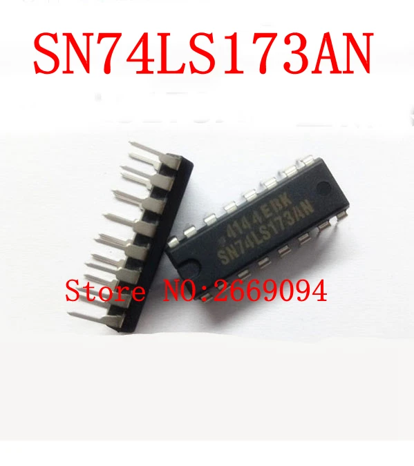 

10PCS /25PCS /50PCS /100pcs 74LS173N 74LS173 HD74LS173P 74LS173P SN74LS173AN 74LS173AN DIP-16 4-bit D-type flip-flop new